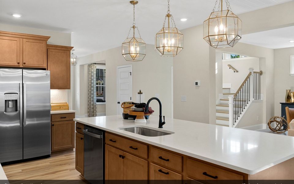 Furnished interior view inside a new home in Sweetbrier, Durham (Image 7).