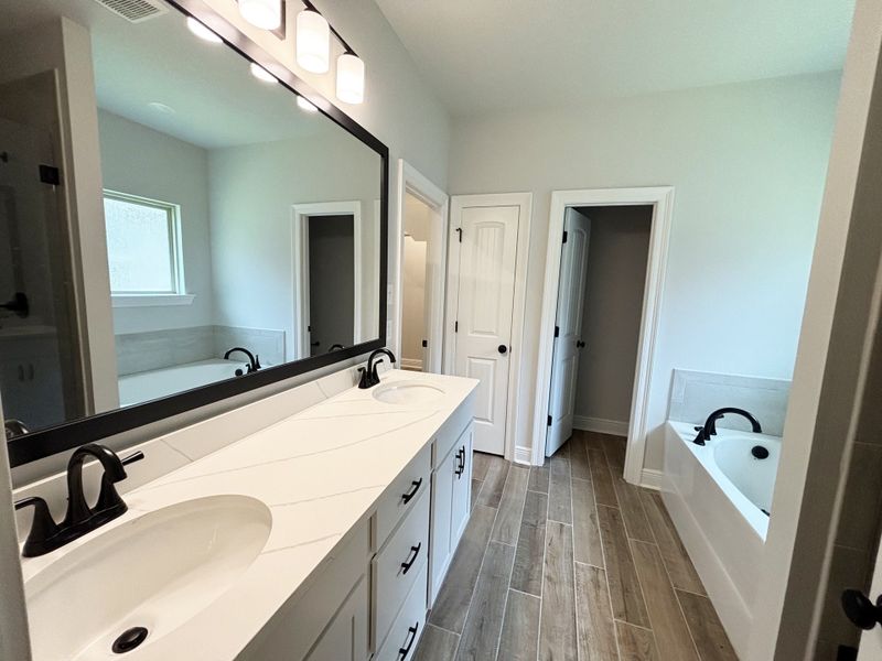 Furnished interior view inside a new home in Bird Song at Hammock Bay, Freeport (Image 11).