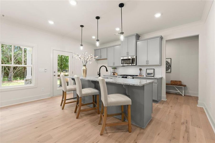 Furnished interior view inside a new home in , Covington (Image 9).