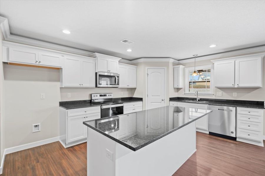 Representative furnished interior of a home built from the Arcadia by Enchanted Homes in Guadalupe Heights, Seguin (Image 8).