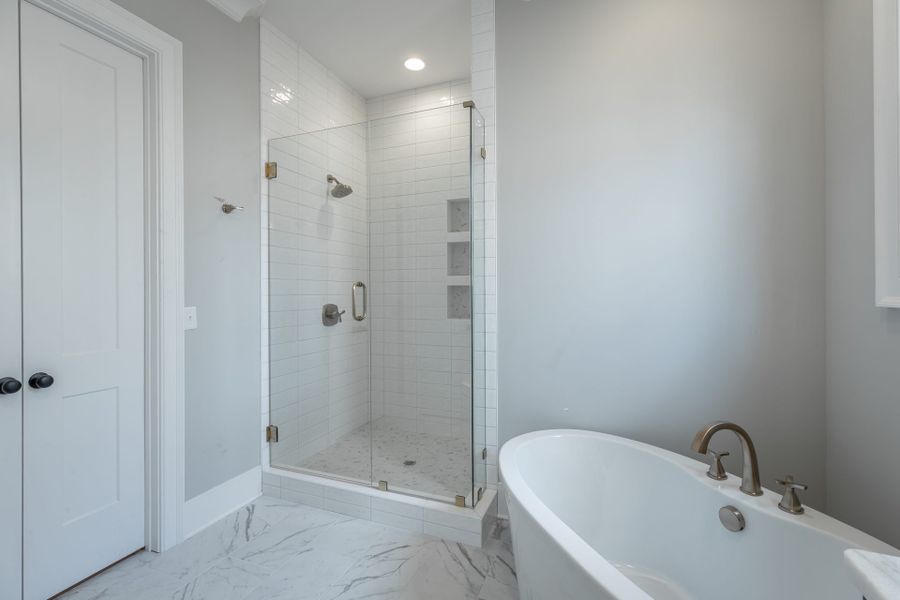 Furnished interior in a model home at Pine Ridge in Soddy-Daisy (Image 28).