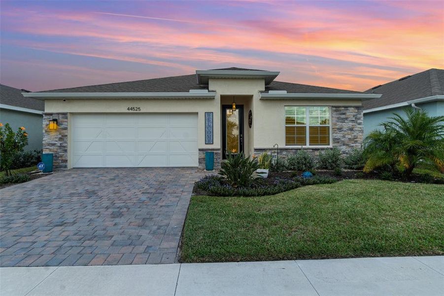 Front exterior of a new home in , Punta Gorda, FL, highlighting curb appeal (Image 21).