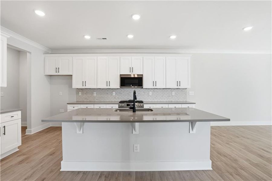 Furnished interior view inside a new home in , Dawsonville (Image 7).