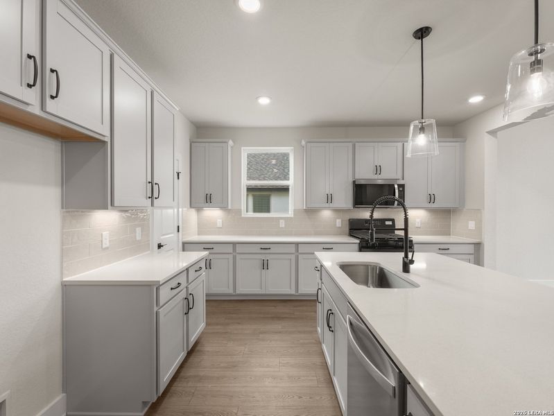 Furnished interior view inside a new home in Parklands Estates, Schertz (Image 9).