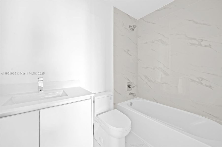 Furnished interior view inside a new home in Aria Reserve, Miami (Image 7). Furnished interior view inside a new home in Aria Reserve, Miami (Image 7).