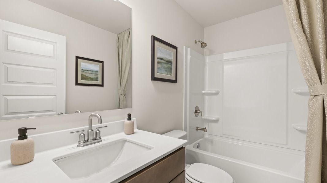 Representative furnished interior of a home built from the Savannah by D.R. Horton in The Gates at Pates Creek, Hampton (Image 21).