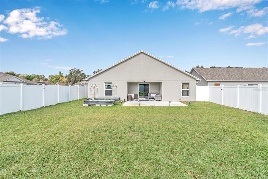 Exterior details and patio area of a home in Thompson Preserve, Bartow (Image 21). Exterior details and patio area of a home in Thompson Preserve, Bartow (Image 21).