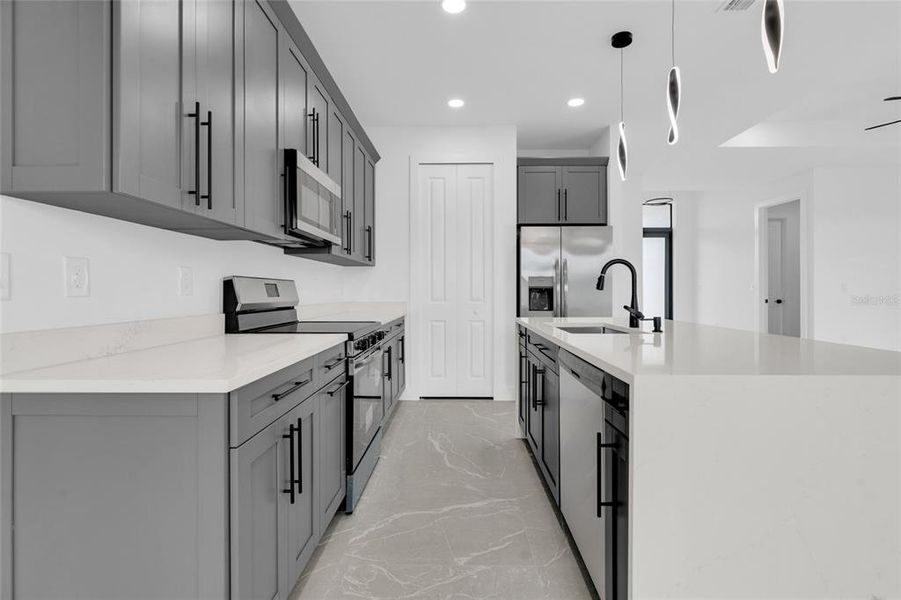 Furnished interior view inside a new home in , Lehigh Acres (Image 6). Furnished interior view inside a new home in , Lehigh Acres (Image 6).