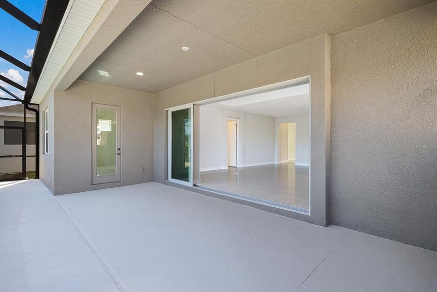 Exterior details and patio area of a home in The Willows, Parrish (Image 3).