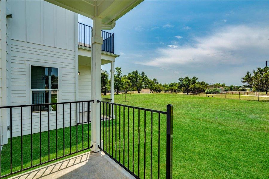Patio off of kitchen/living room
