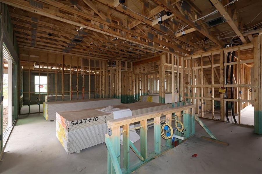 In-progress construction of a new home in Hawk's Overlook, Oviedo, FL (Image 12).