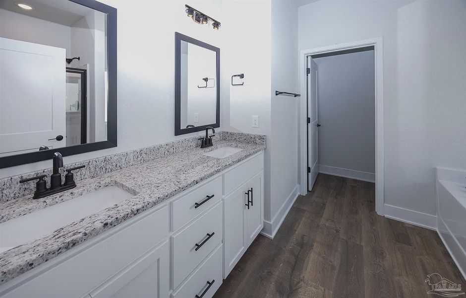 Furnished interior view inside a new home in Parkland Place, Pace (Image 12).