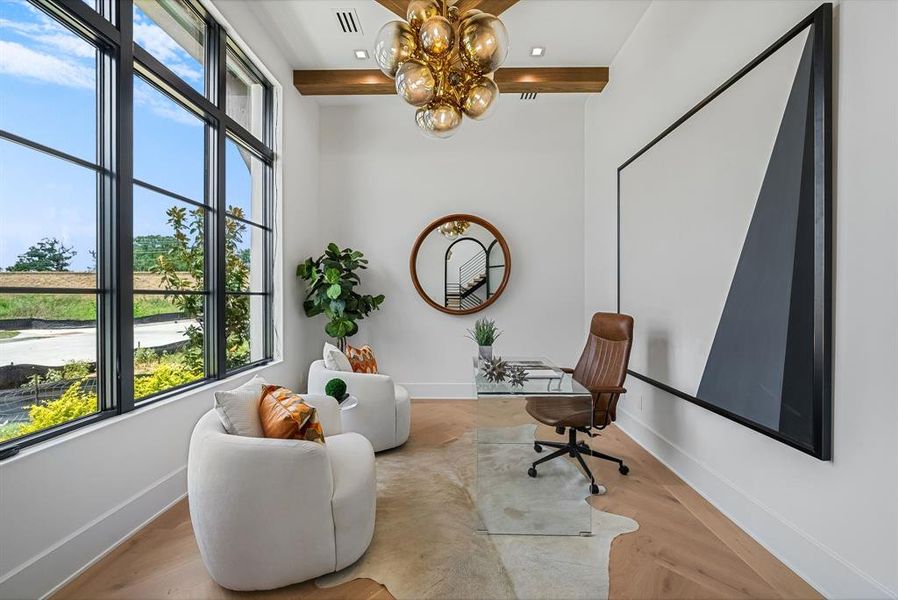 Furnished interior view inside a new home in , Southlake (Image 5).