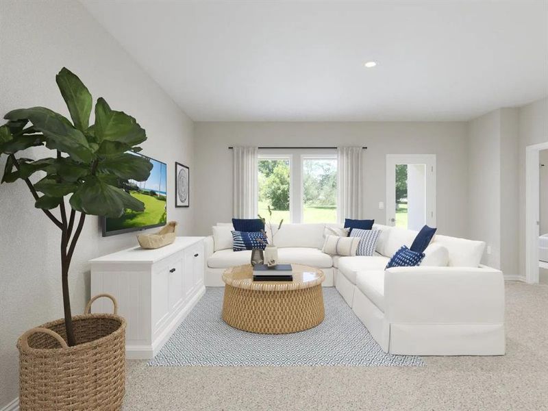 Furnished interior view inside a new home in Stratton Place, Greenville (Image 4).
