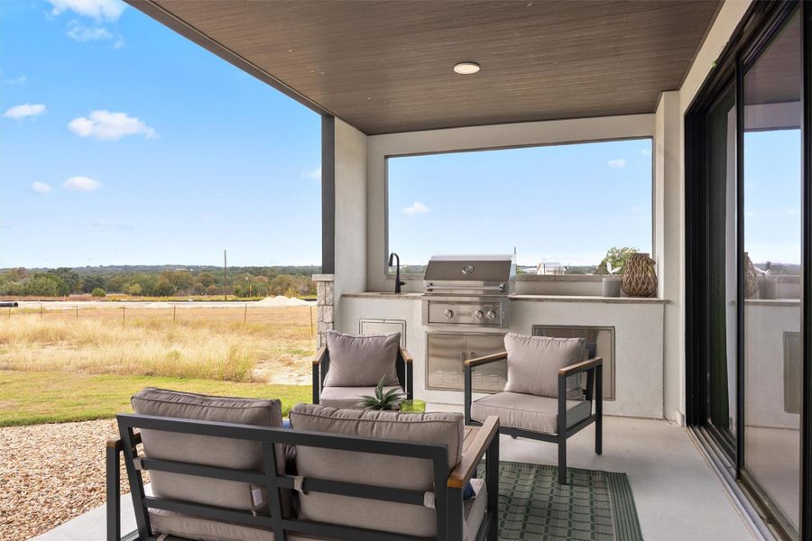 Exterior details and patio area of a home in , Georgetown (Image 1). Exterior details and patio area of a home in , Georgetown (Image 1).