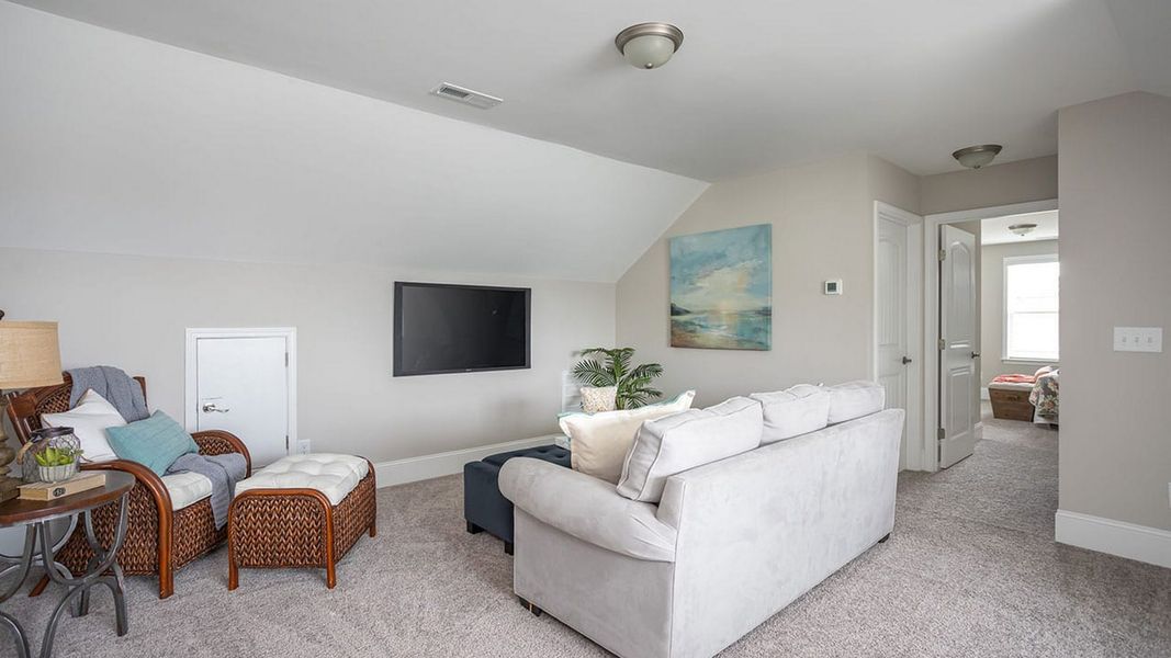 Representative furnished interior of a home built from the Portico Bungalow by Epcon Communities in The Cottages at 78 North, Sanford (Image 17). Representative furnished interior of a home built from the Portico Bungalow by Epcon Communities in The Cottages at 78 North, Sanford (Image 17).