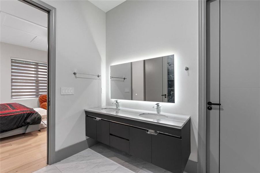 Furnished interior view inside a new home in , Stone Mountain (Image 56).