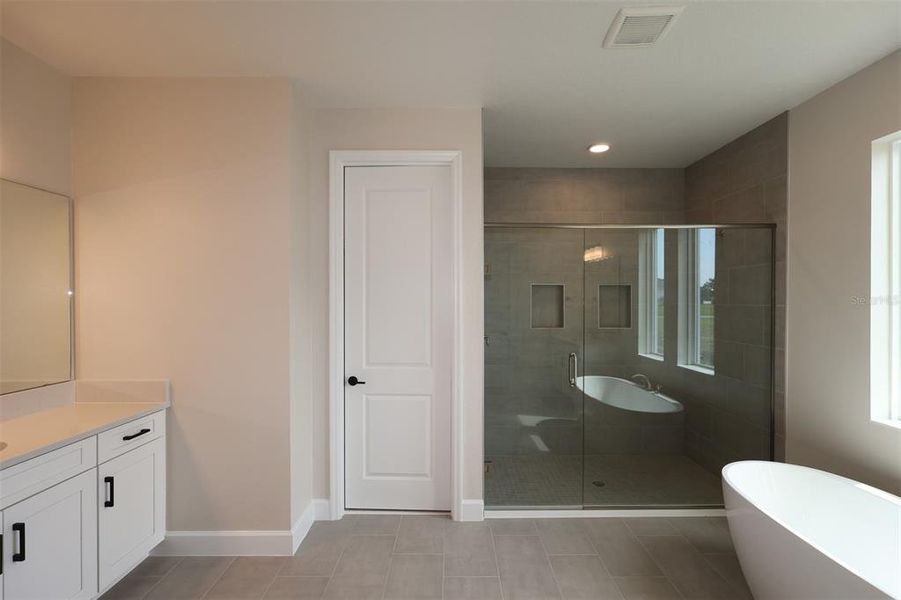 Furnished interior view inside a new home in Solace at Corner Lake, Orlando (Image 11). Furnished interior view inside a new home in Solace at Corner Lake, Orlando (Image 11).