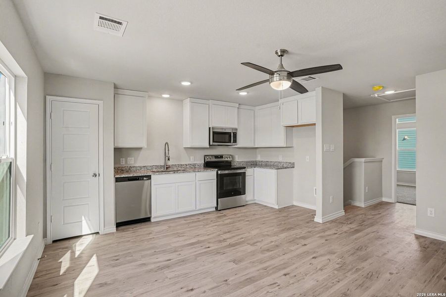 Furnished interior view inside a new home in , San Antonio (Image 4).