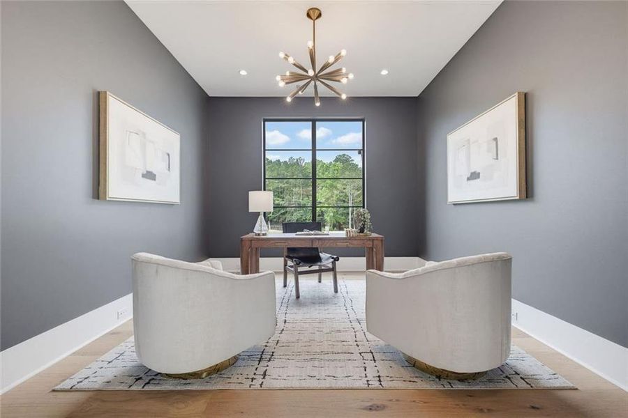 Furnished interior view inside a new home in , Canton (Image 11).