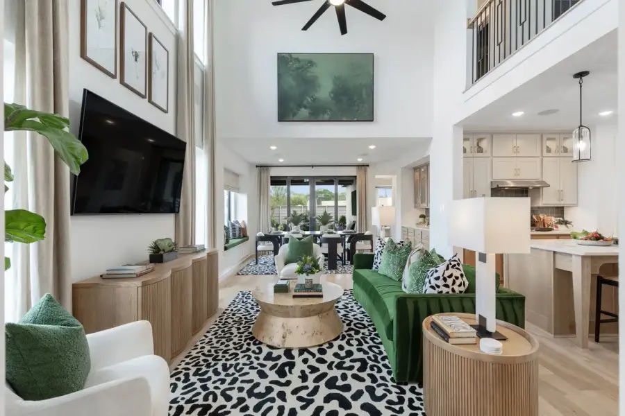 Representative Family Room - some options shown