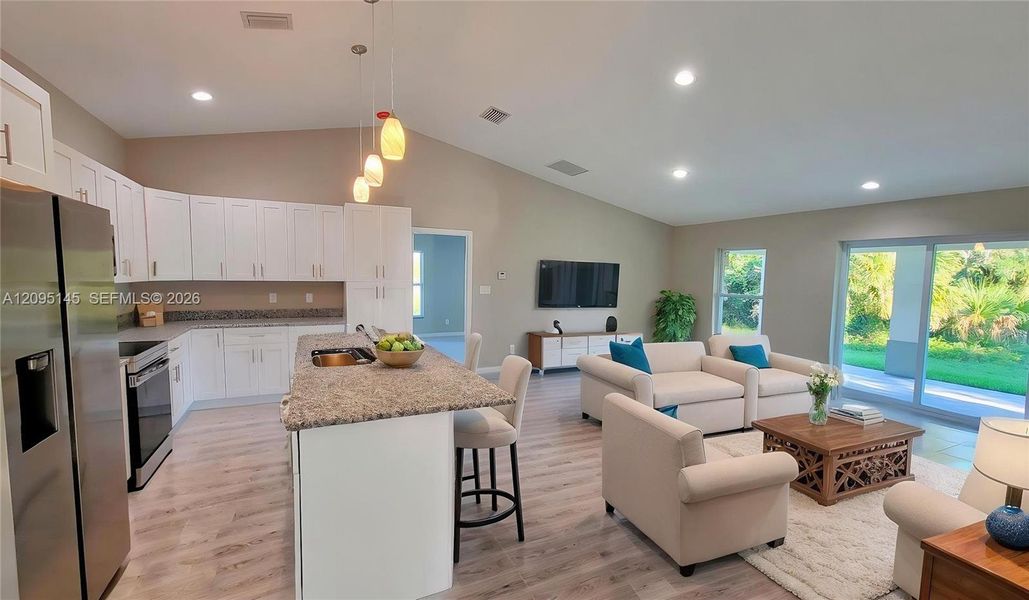 Furnished interior view inside a new home in , Labelle (Image 10). Furnished interior view inside a new home in , Labelle (Image 10).