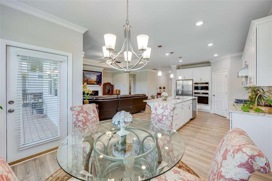 Furnished interior view inside a new home in , Gainesville (Image 12).