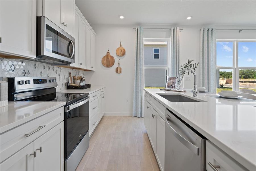 Furnished interior view inside a new home in Trinity Place, St. Cloud (Image 28). Furnished interior view inside a new home in Trinity Place, St. Cloud (Image 28).
