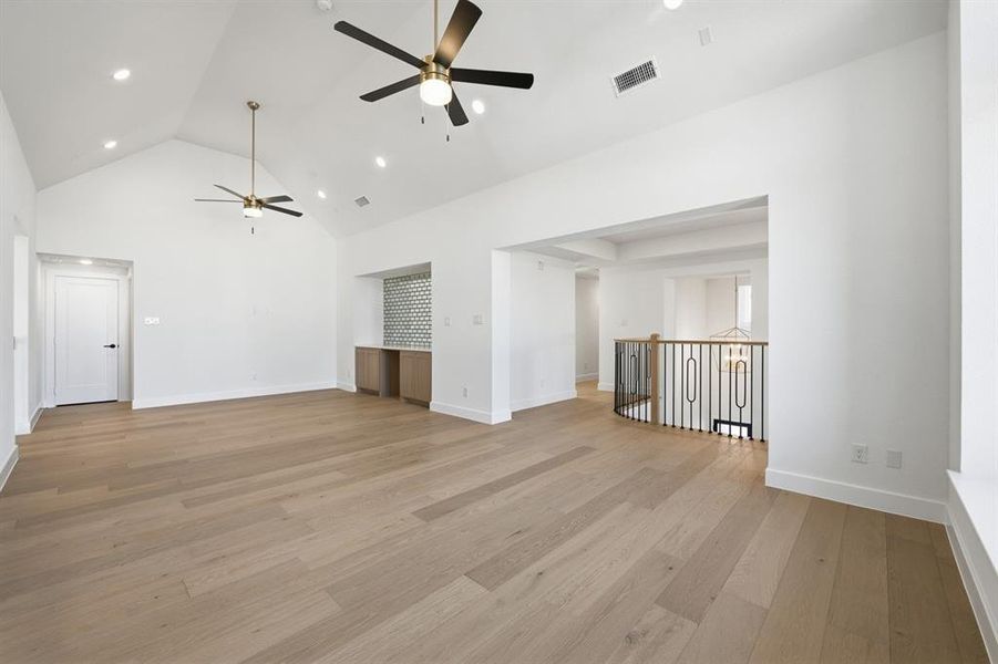 Spacious, unfurnished interior of a new home in Mosaic: 70ft. lots, Celina (Image 19).