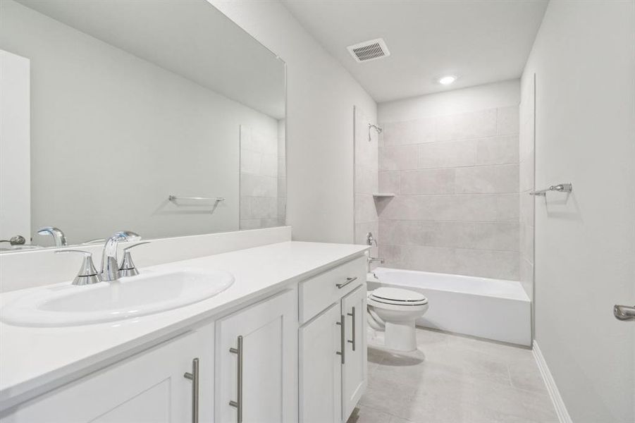 Photo is not of the actual home, but is an inspirational photo of builder’s model home and may depict options, furnishings, and/or decorator features that are not included.