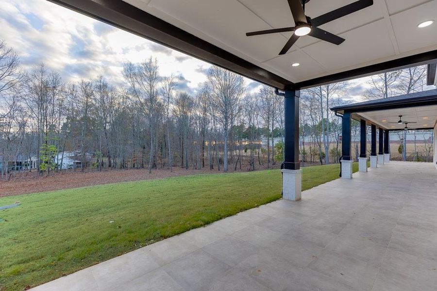 Exterior details and patio area of a home in , Buford (Image 31).
