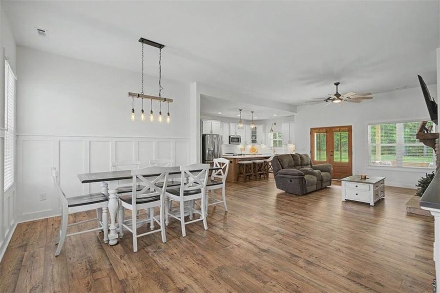 Furnished interior view inside a new home in , Rockmart (Image 46). Furnished interior view inside a new home in , Rockmart (Image 46).