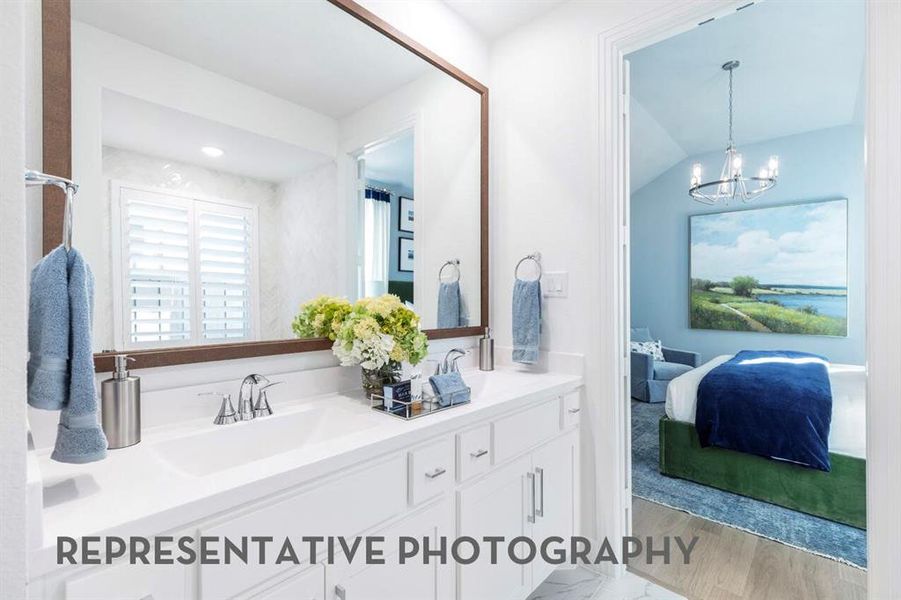 Furnished interior view inside a new home in Goodland, Midlothian (Image 9).