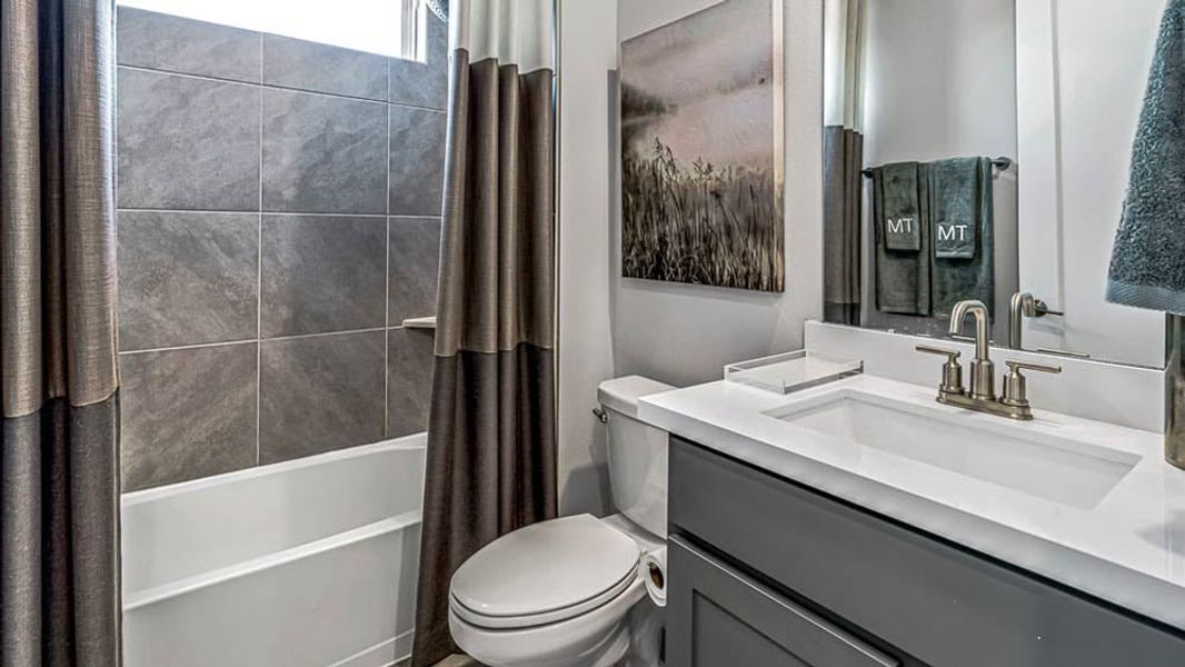Furnished interior view inside a new home in Avalon at Cypress, Cypress (Image 17).