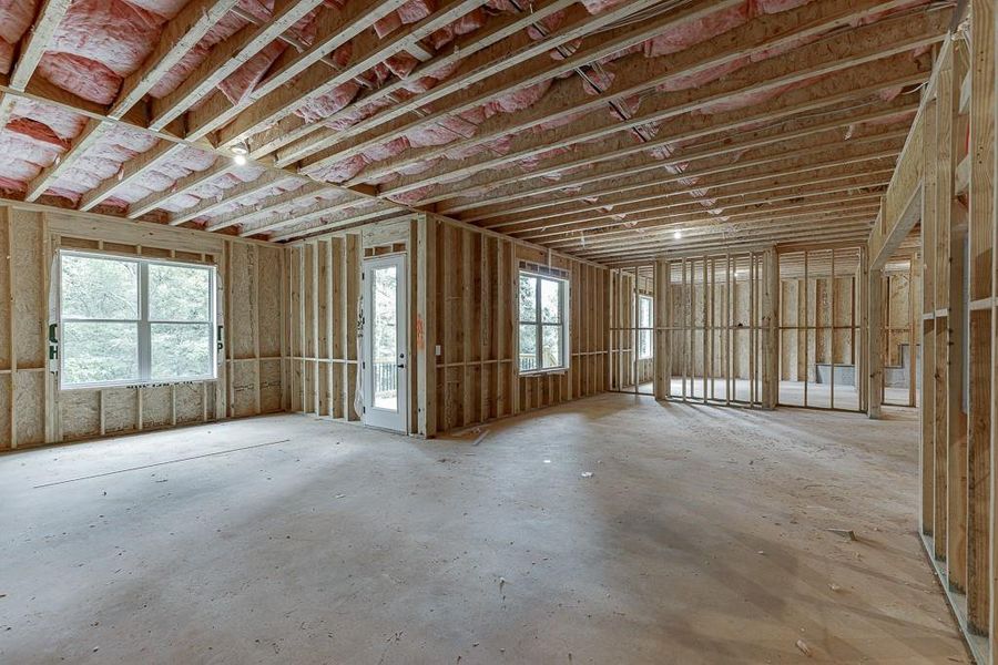 In-progress construction of a new home in , Cumming, GA (Image 66).