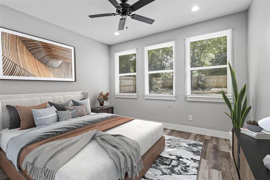Furnished interior view inside a new home in , Denison (Image 9).