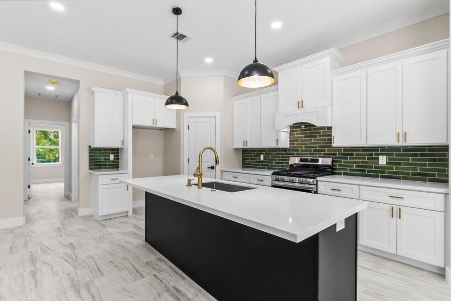 Furnished interior view inside a new home in , Livingston (Image 18).