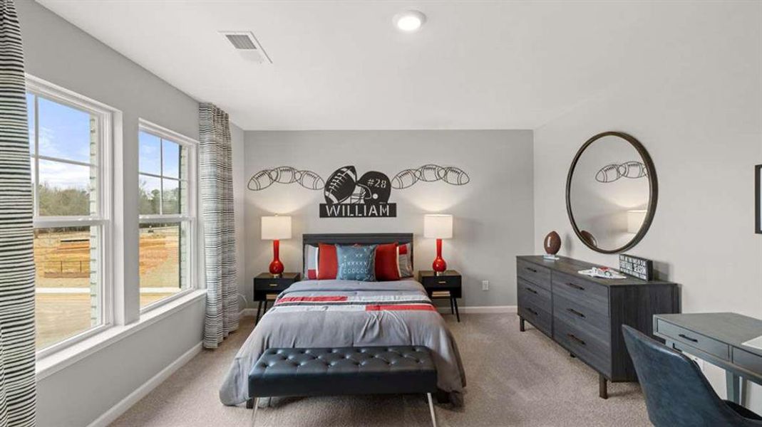 Furnished interior view inside a new home in Heritage Pointe, Senoia (Image 42).