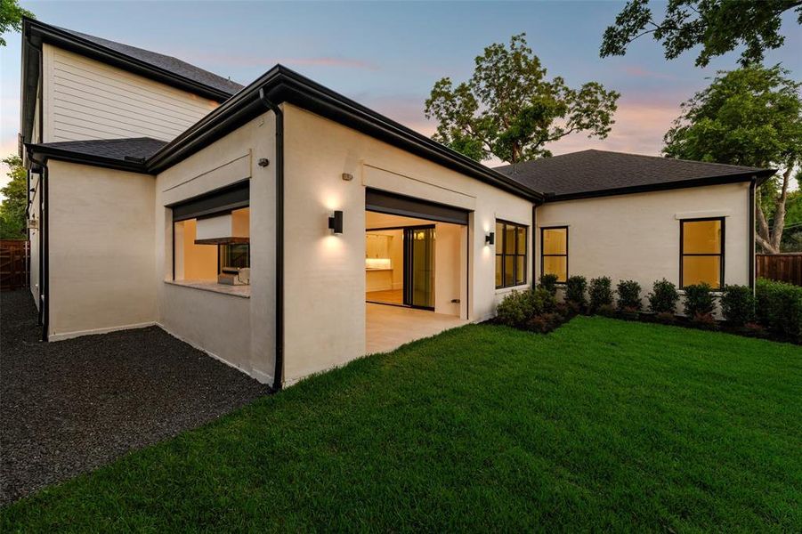 Exterior details and patio area of a home in , Dallas (Image 26). Exterior details and patio area of a home in , Dallas (Image 26).
