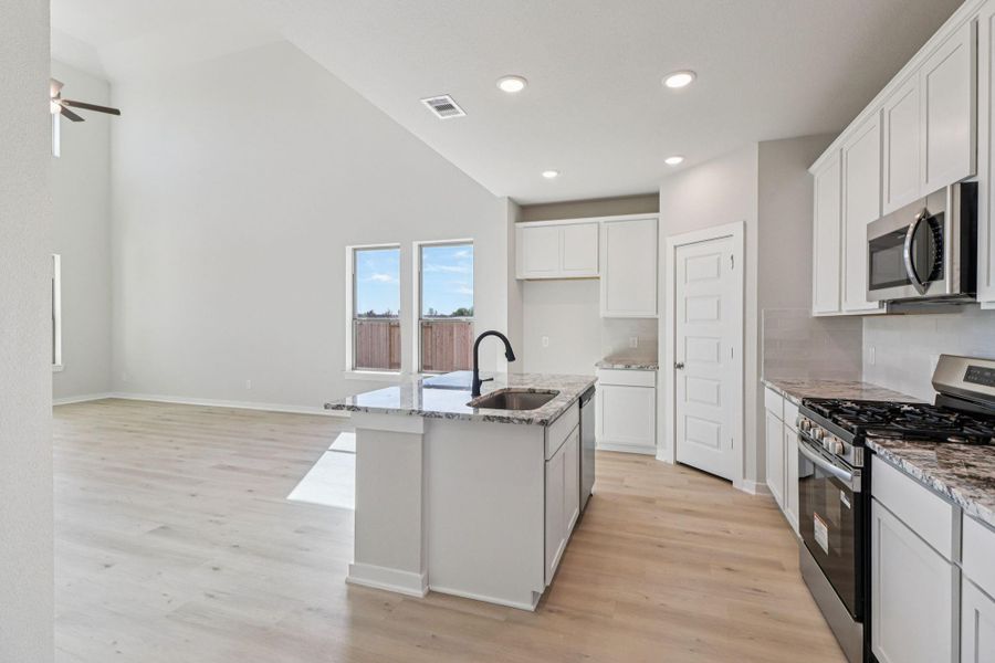 Furnished interior view inside a new home in Bluestem, Brookshire (Image 4).
