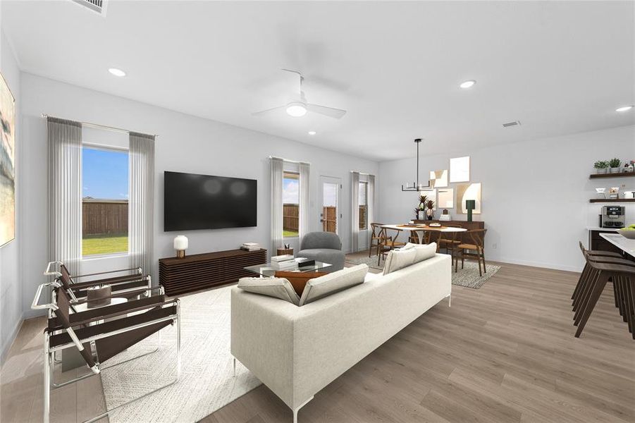 Furnished interior view inside a new home in Rolling Ridge, Van Alstyne (Image 12). Furnished interior view inside a new home in Rolling Ridge, Van Alstyne (Image 12).