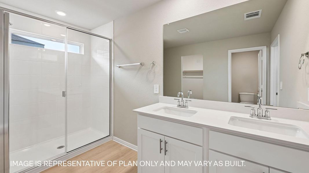 Furnished interior view inside a new home in Carillon, Manor (Image 4).