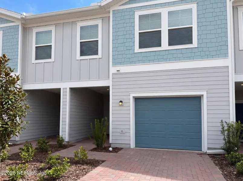 Front exterior of a new home in , St. Augustine, FL, highlighting curb appeal (Image 2). Front exterior of a new home in , St. Augustine, FL, highlighting curb appeal (Image 2).