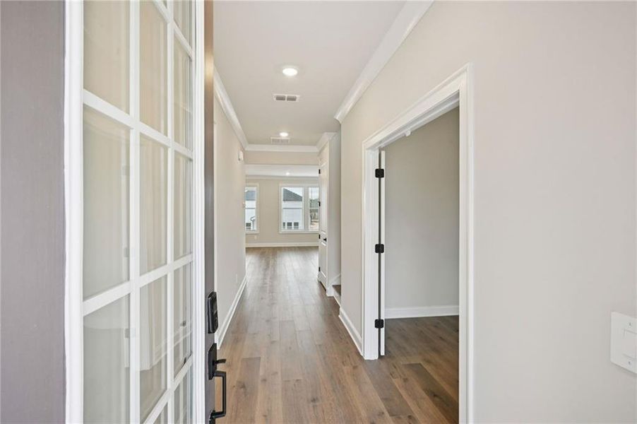 Spacious, unfurnished interior of a new home in River Pointe, Monroe (Image 21).