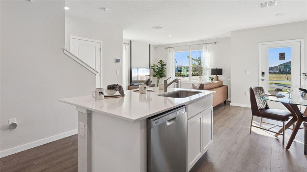 Furnished interior view inside a new home in , St. Cloud (Image 5).
