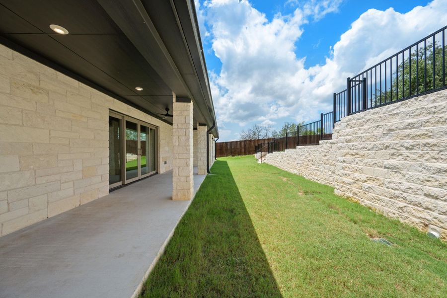 Exterior details and patio area of a home in , Burnet (Image 4).