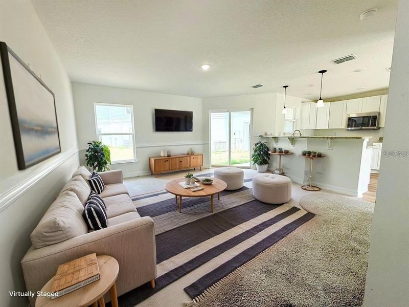 Furnished interior view inside a new home in , Lakeland (Image 6). Furnished interior view inside a new home in , Lakeland (Image 6).