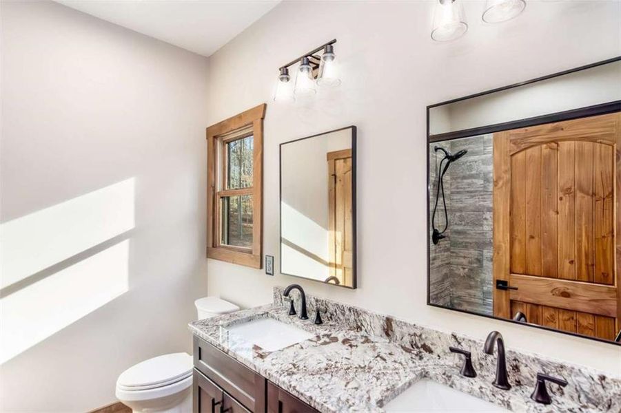 Furnished interior view inside a new home in , Ellijay (Image 14).