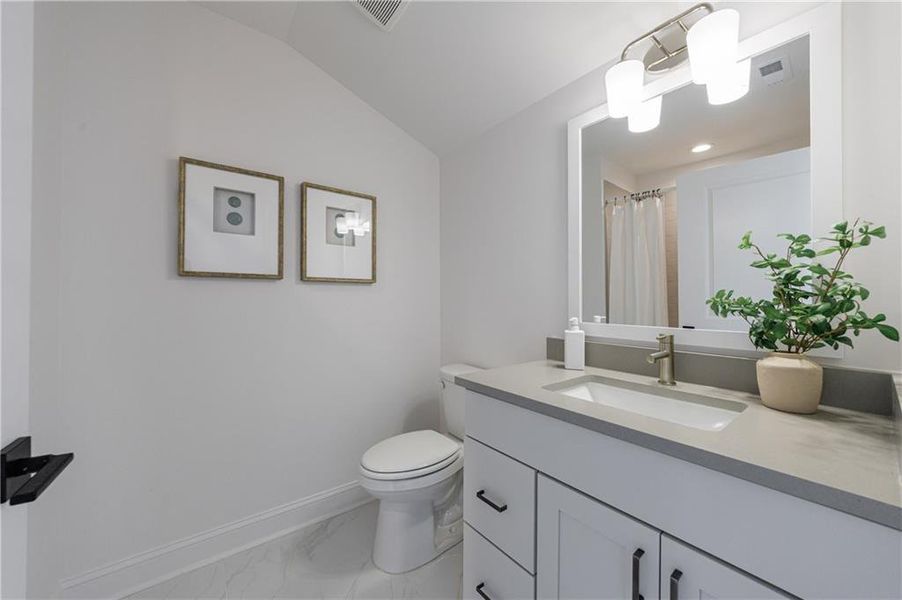 Furnished interior view inside a new home in , Alpharetta (Image 45).