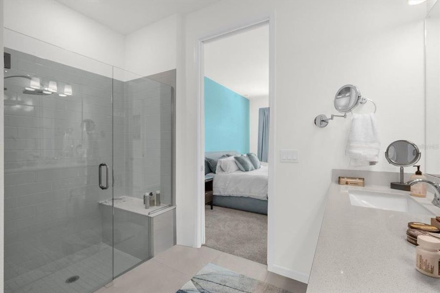 Furnished interior view inside a new home in Tohoqua Reserve, Kissimmee (Image 27).